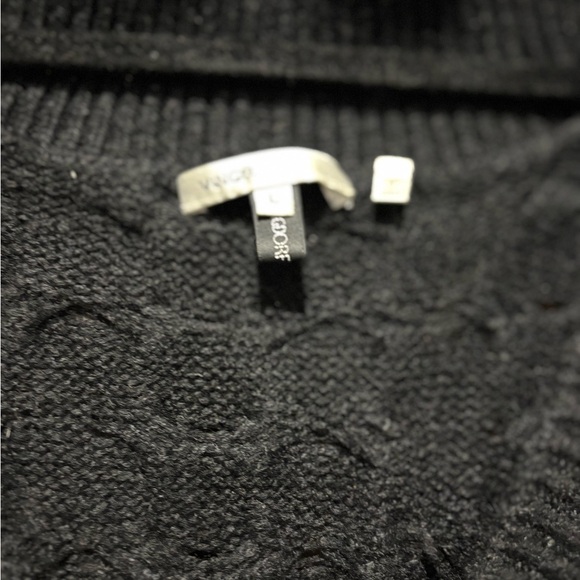 Stunning Vince knit alpaca/wool blend sweater in deep grey/blackeuc - Picture 2 of 7